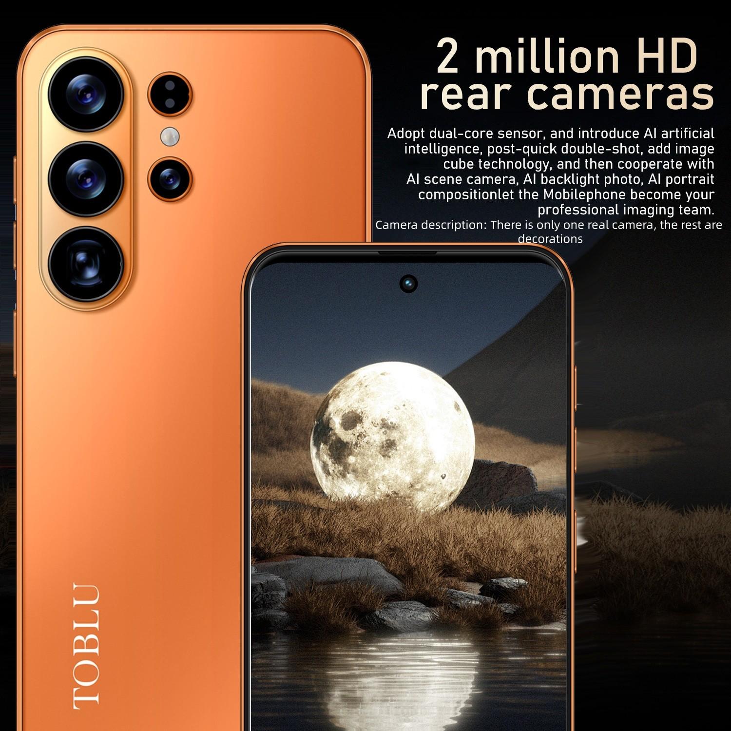 TOBLU-S26 Pro Fashion Smartphone, 6.56 Inch HD Screen, 3+32GB RAM, 3100mah Battery, Dual Sim, Expandable Memory, Android 12 System