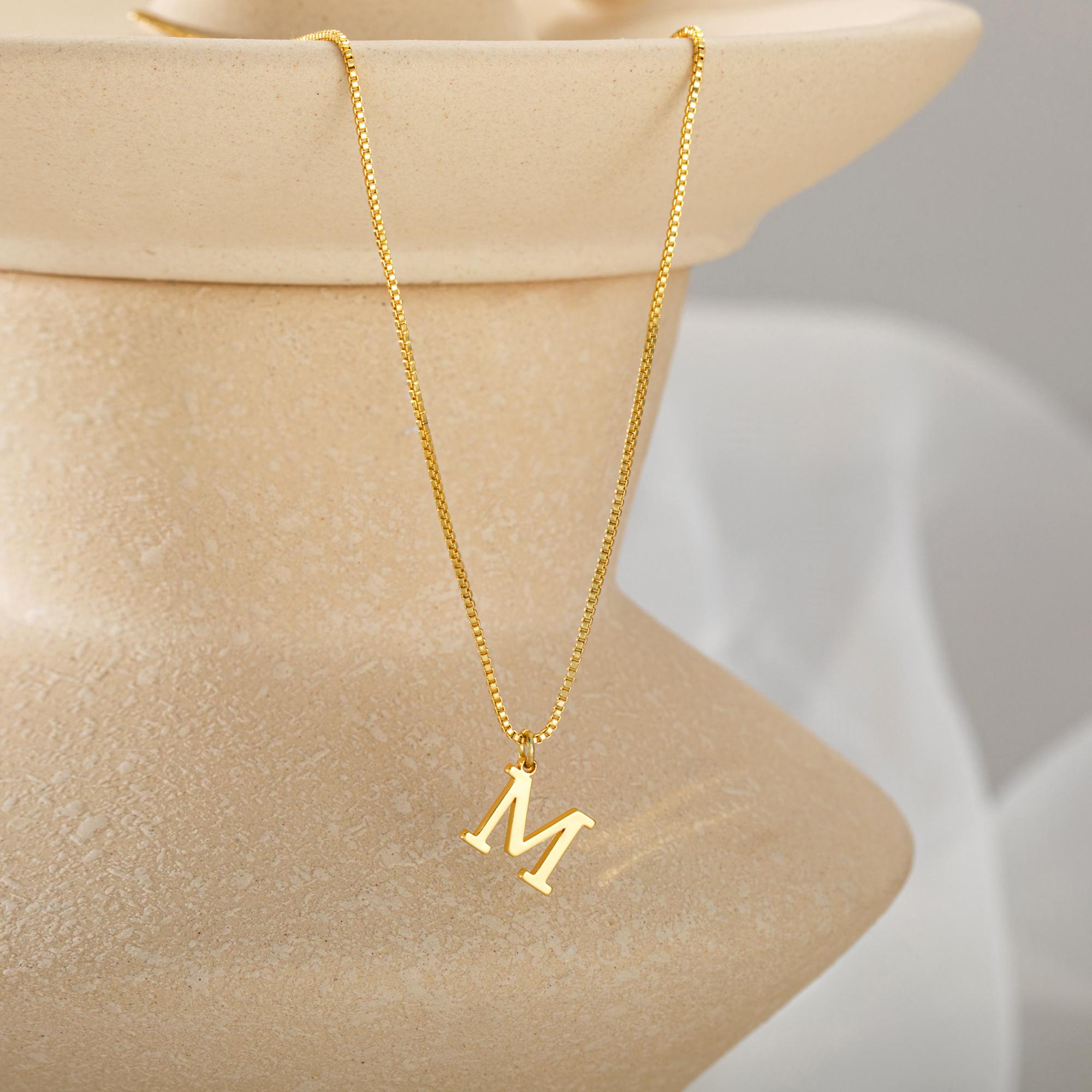 Dearmay initial Letter necklace For Women, Dainty Gold Letter Necklace Tiny A-Z Pendant Choker Necklace Trendy Cute Personalized MonogramName Necklace Gold Jewelry Necklace for Teen Girls&Mother Gift Greenish Spring