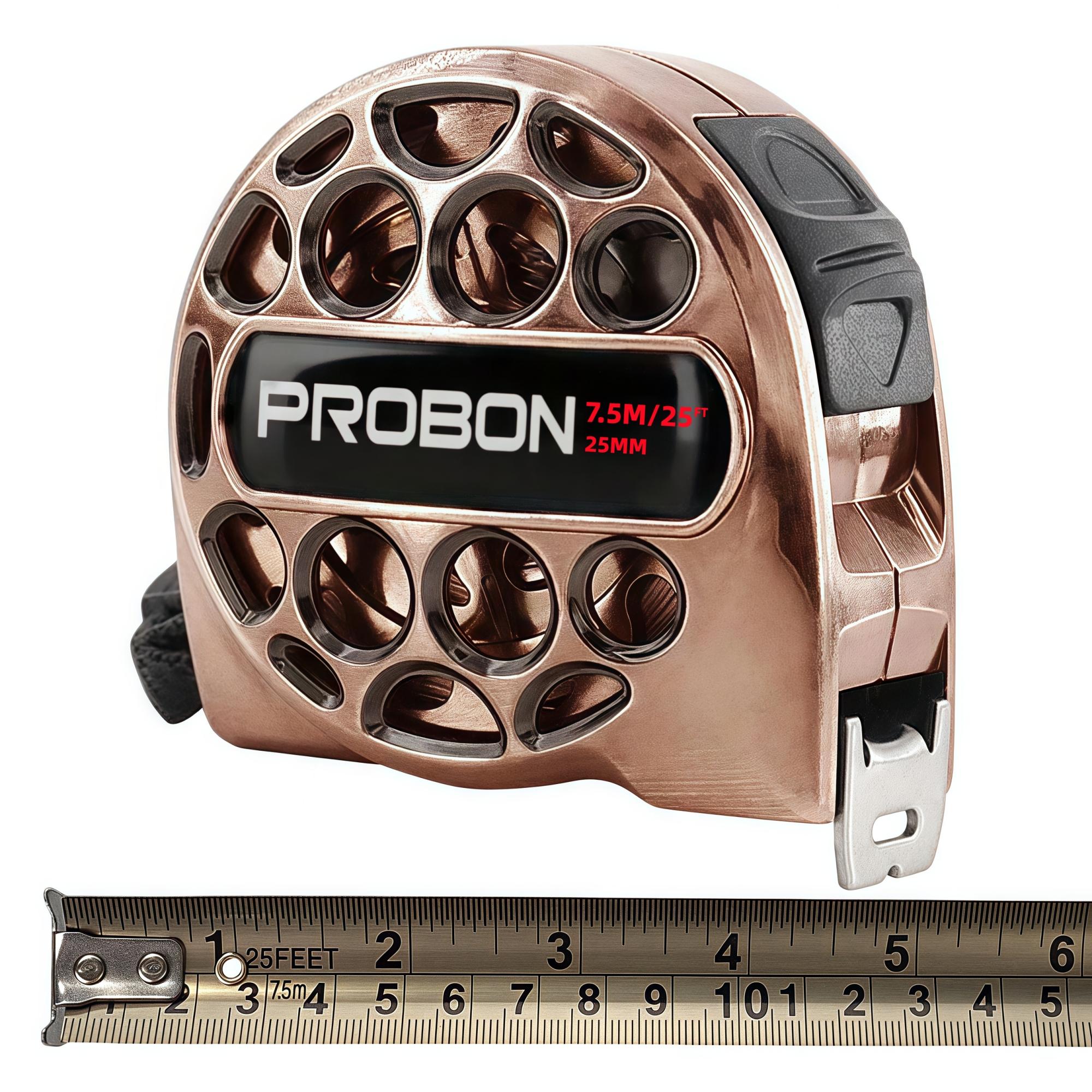 25 ft/16 ft Copper-Color Tape Measure, High-Hardness Material, Shockproof, Waterproof and Dirt-Resistant, Dual Metric & Imperial Scales, High-Precision Measuring Tape for Construction & DIY Projects, Durable Tape Measure 25 ft/16 ft Copper-Color Tape Measure, High-Hardness Material, Shockproof, Waterproof and Dirt-Resistant, Dual Metric & Imperial Scales, High-Precision Measuring Tape for Construction & DIY Projects, Durable Tape Measure