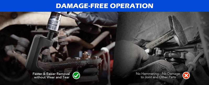 OMT 5-in-1 Heavy Duty Ball Joint Separator, Pitman Arm Puller, Tie Rod End Tool Set, Splitter Removal Kit Red/Blue/Red Black, Mutifunction Tool Set for Front End Service, Gift for men, Home car repair, Automotive Maintance OMT 5-in-1 Heavy Duty Ball Joint Separator, Pitman Arm Puller, Tie Rod End Tool Set, Splitter Removal Kit Red/Blue/Red Black, Mutifunction Tool Set for Front End Service, Gift for men, Home car repair, Automotive Maintance