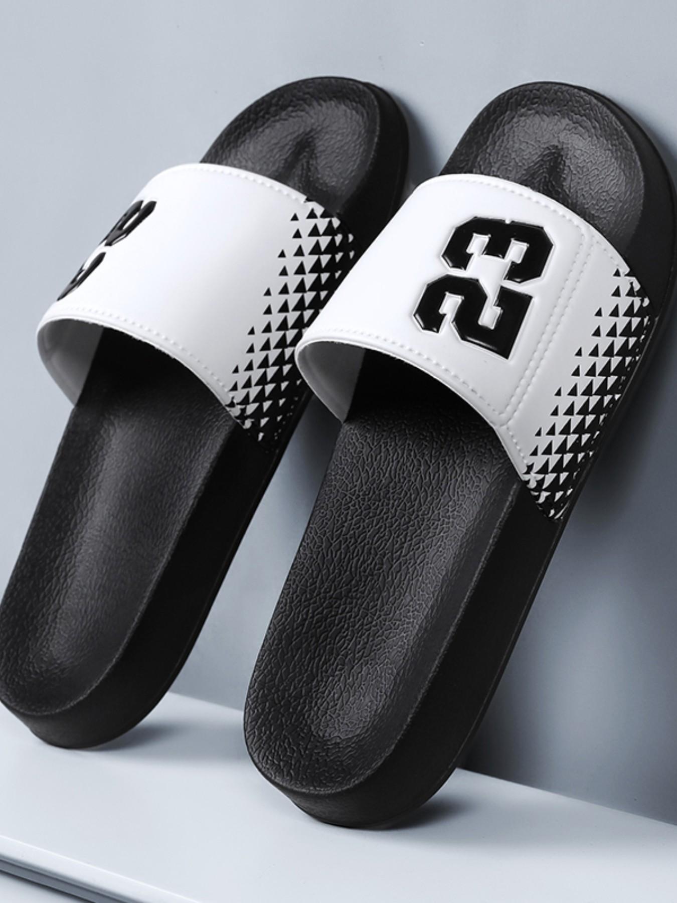 Men's Summer Comfortable Adjustable Velcro Slippers, Casual Beach Sandals, Suitable for Daily Wear and Relaxation, All Seasons