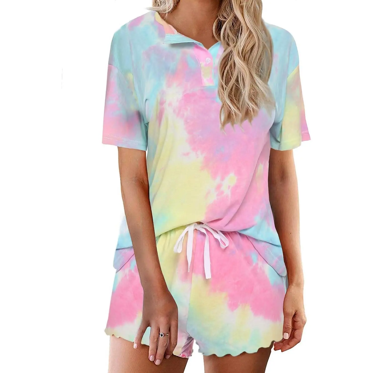 Tie Dye Pink Yellow