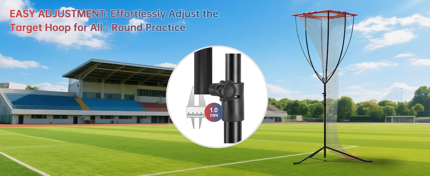 Volleyball Setter Training Net – Adjustable Height & Angle, Heavy-Duty Portable Frame for Indoor/Outdoor Setting, Serving & Spiking Practice