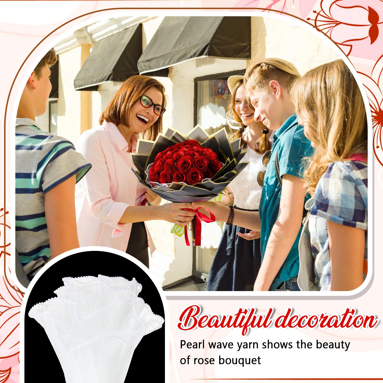 24/36 Pcs Mother's Day Gift Glitter Roses Bouquet Set DIY Fake Flowers Bouquet with 3D Butterflies Crowns Alphabet Stickers & Ribbons for Girlfriend Wife Mom Women Gift Perfect for Valentine's Day Birthday Engagement Wedding Anniversaries Graduation 24/36 Pcs Mother's Day Gift Glitter Roses Bouquet Set DIY Fake Flowers Bouquet with 3D Butterflies Crowns Alphabet Stickers & Ribbons for Girlfriend Wife Mom Women Gift Perfect for Valentine's Day Birthday Engagement Wedding Anniversaries Graduation