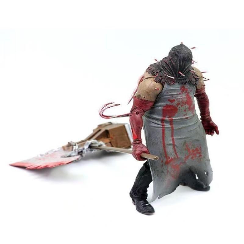 7-Inch Neca Biohazard Zombie Butcher Executioner Figurine, Lifelike Action Figure Decoration, Perfect for Birthday, Party, Halloween Gifts, PVC Figure