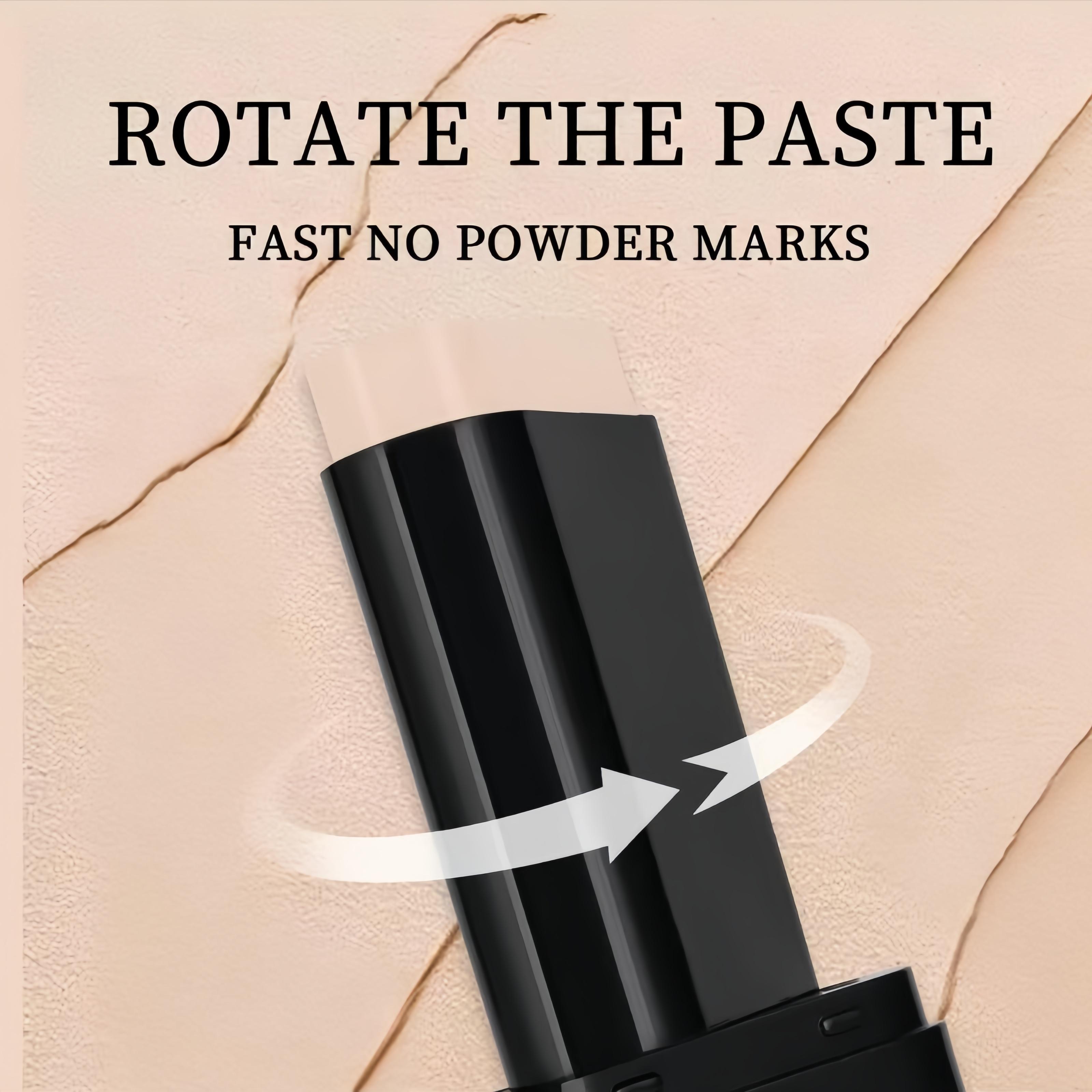 Get Flawless Fast:  Long-Wear Foundation & Contour Duo Stick w/ Applicator Foundation Concealer Makeup