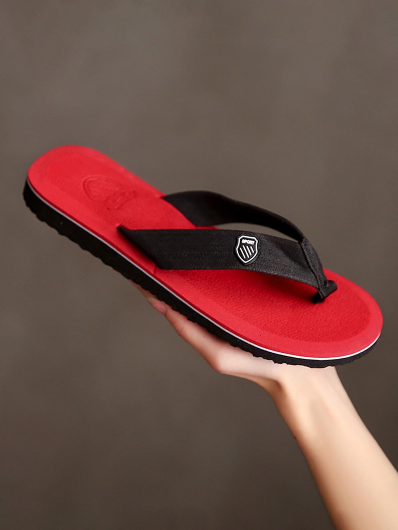 Summer 2026 Must-Have Men's Sandals, Korean Style Slip-Ons, Large Sizes Available, Soft Anti-Slip Sole, Beach & Home Wear, Multiple Colors