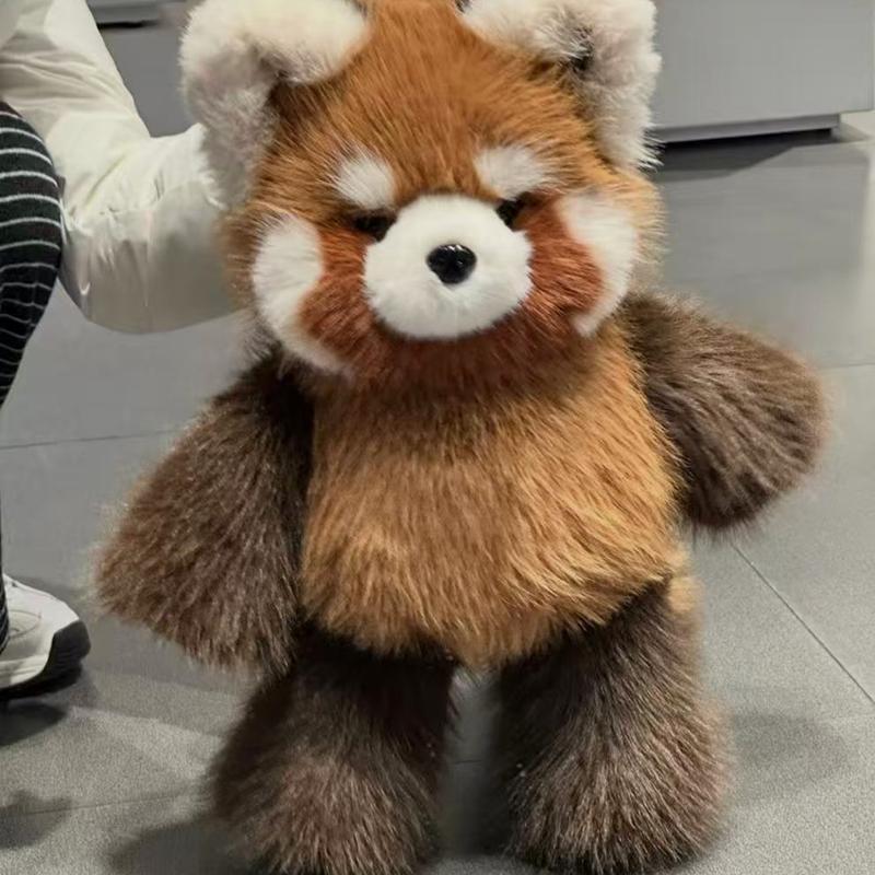 Kawaii Highland Raccoon Stuffedtoy - 55cm Stress Relief Toy, Premium Soft Fabric Plush, Huggable Companion, Soft Cuddly Gift, Cuddly Stuffed Animals, Soft Adorable Stuffed