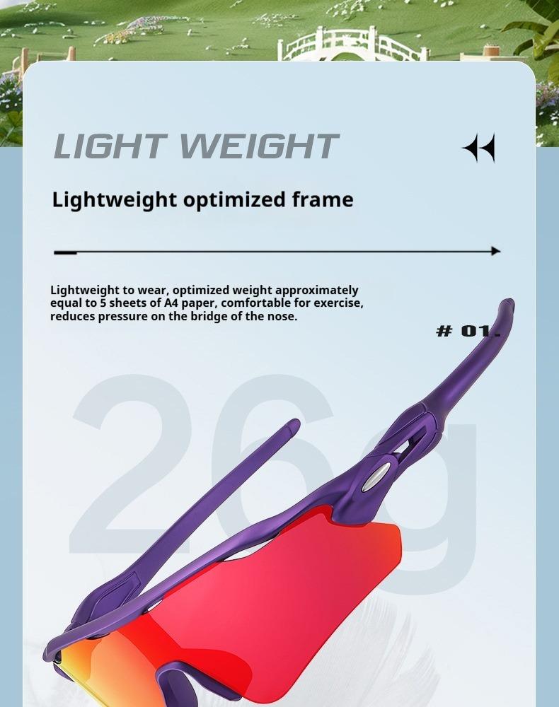 Professional Sports Sunglasses HD Cycling Windproof Glasses Outdoor UV Protection Sun Glasses Marathon Hiking Eyewear