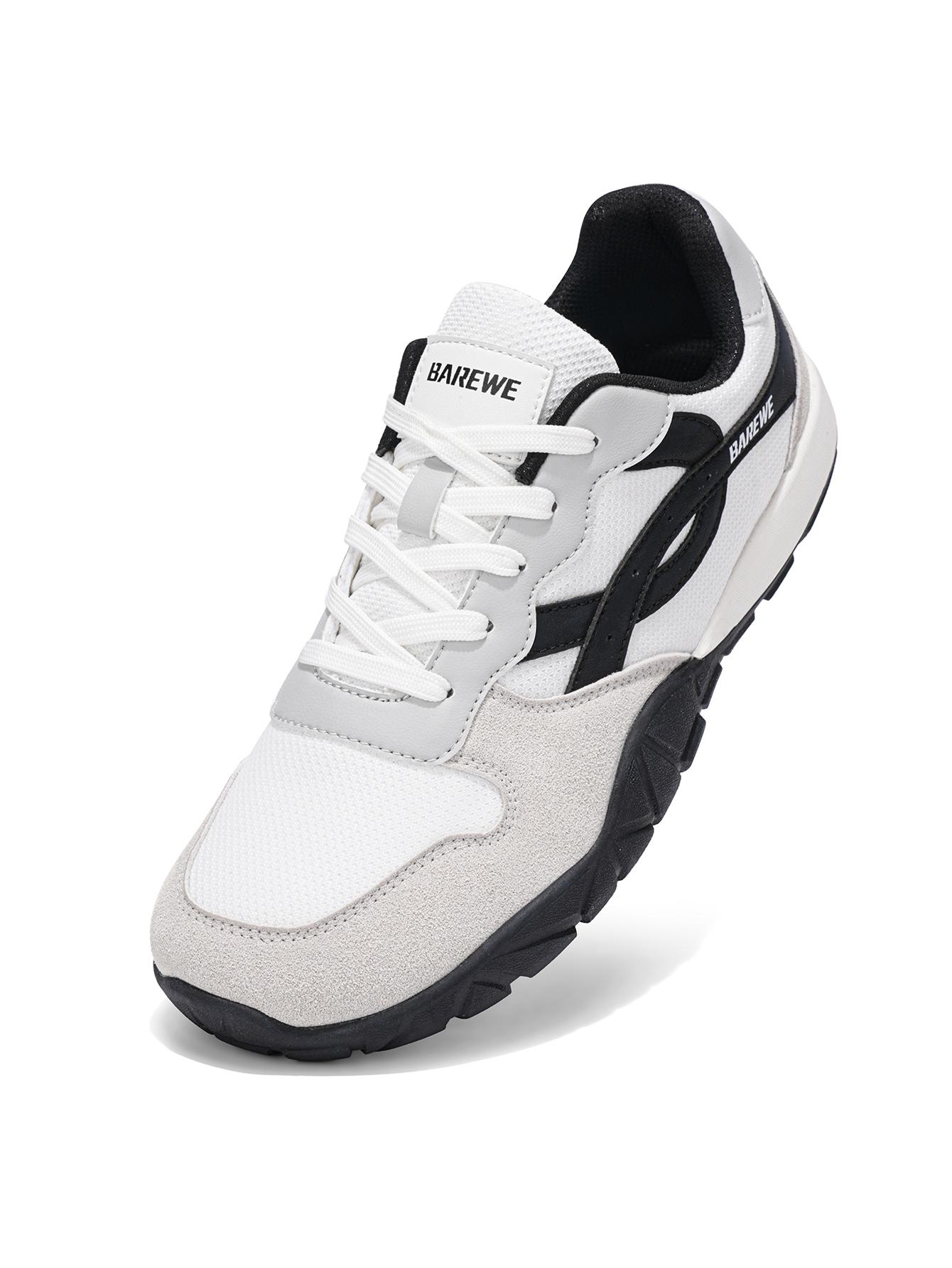 Barewe Wide Toe Box Sneakers for Men & Women, Zero Drop Barefoot Shoes, Lightweight Comfort for Daily Walking