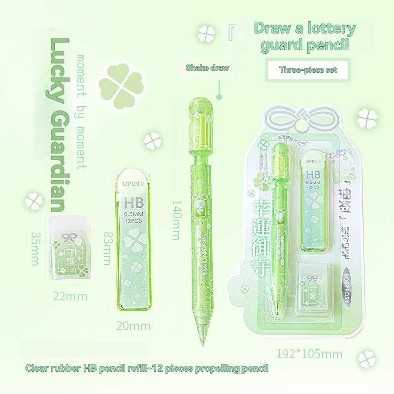 Student-Designed Continuous Lead Automatic Pencil Set, Ideal for Academic Use, Durable & Smooth Writing Instrument