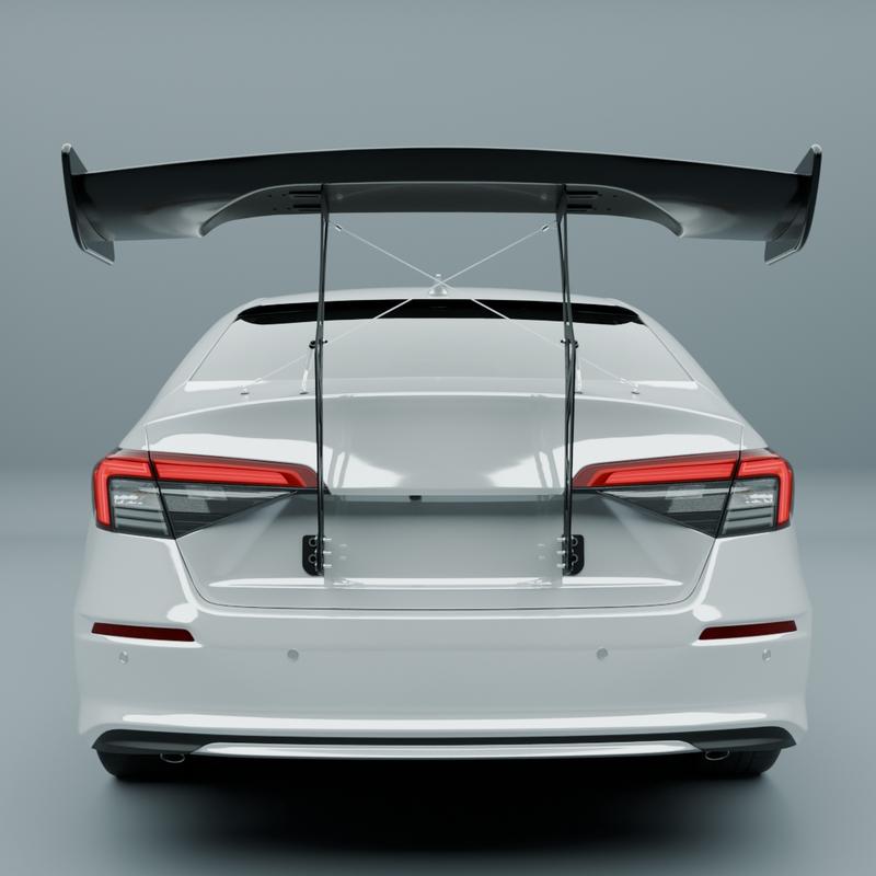 MUTUSAISI Universal 55inch GT Racing Spoiler Chassis Mount Trunk Wing Accessories for Most Vehicles MUTUSAISI Universal 55inch GT Racing Spoiler Chassis Mount Trunk Wing Accessories for Most Vehicles