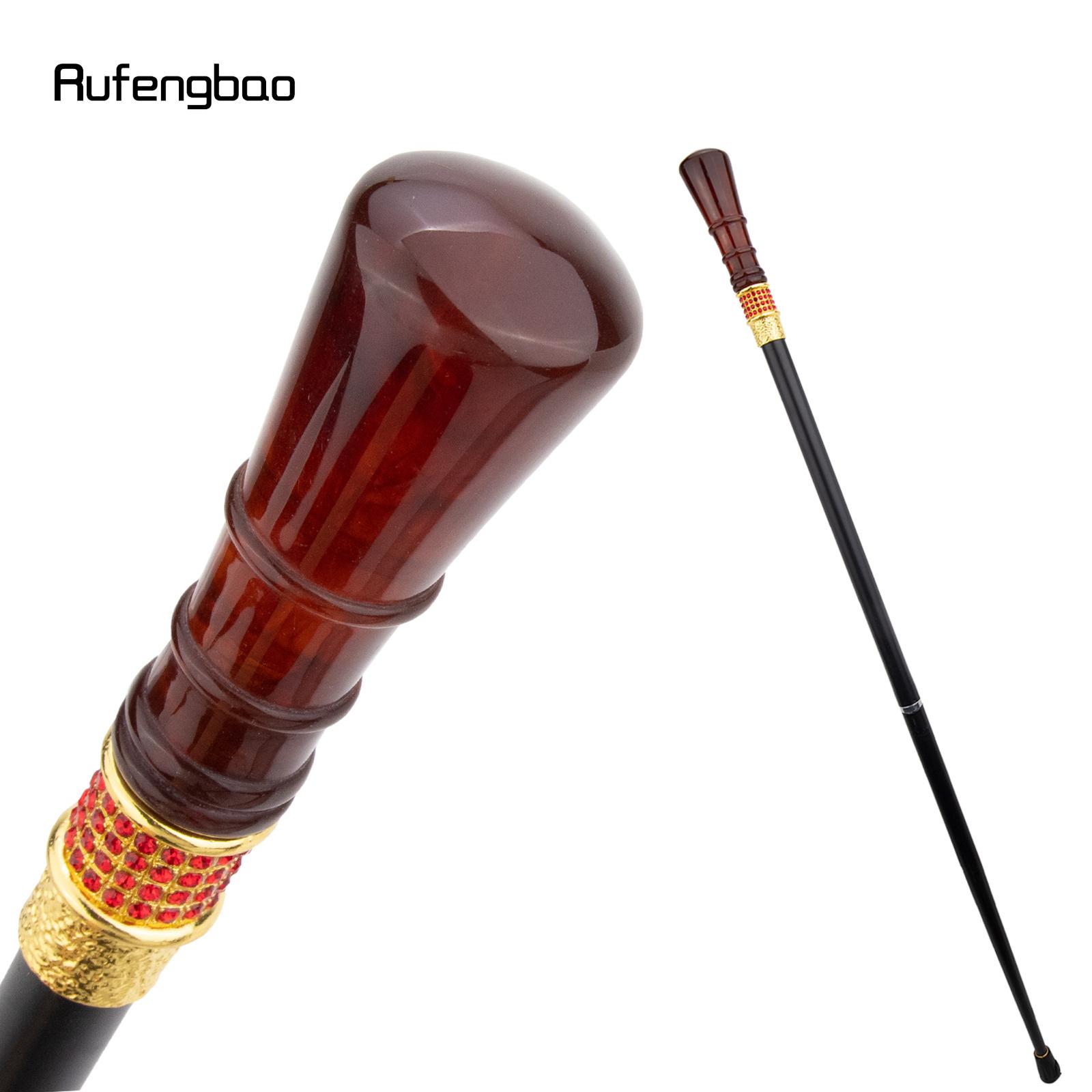 Red Wire Drawing Round Resin Fairy Wands Red Golden Walking Cane Princess Stick Wand Cosplay Wedding Birthday Party Stick 96cm