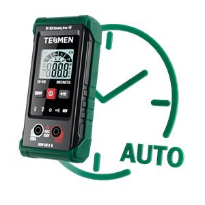TESMEN TM-510 Digital Multimeter, 4000 Counts, Smart Measurement, Auto-Ranging Voltmeter; Non-Contact Voltage test, Measures AC/DC Voltage, Resistance, Continuity – Green