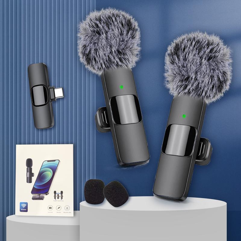 Dual Sound Mini Mics for iPhone, Android & iPad – Portable Audio Device for Smooth Voice Pickup and Effortless Content Creation