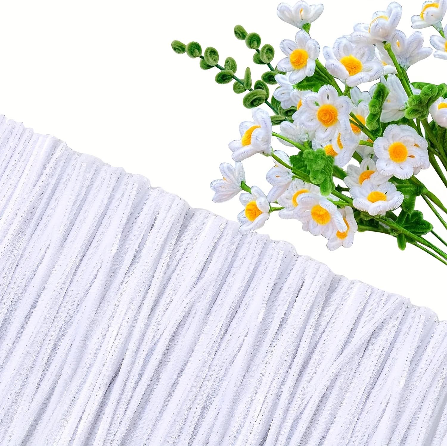 100PCS Felt Stick Handmade Material, Accompanied By Video Tutorials And Flower Buds, Used For DIY Art And Creative Crafts Party Decoration, Art Projects, Handmade Decoration, Decorative Stems, Craft Supplies