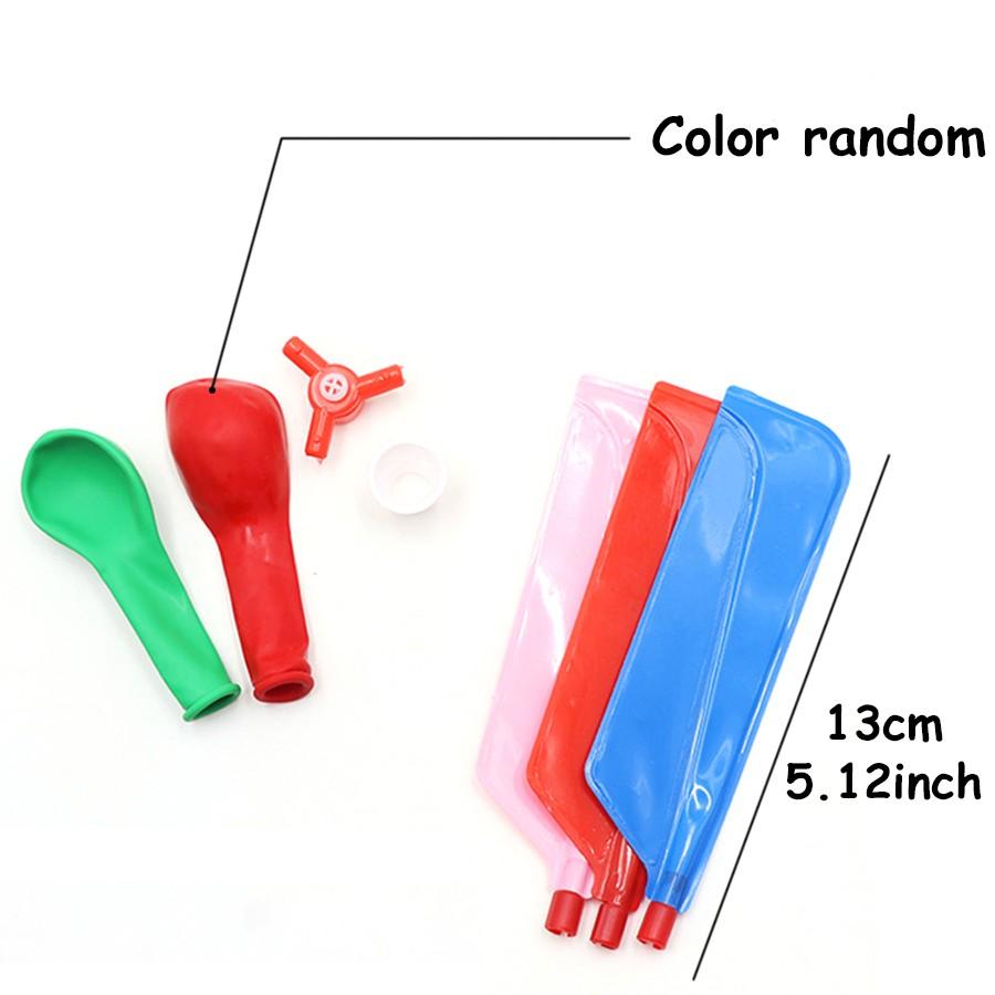 1/2/4pcs Helicopter Balloon Free Assembly & Disassembly Manual Balloon Outdoor Flight Model Spiral Flying Balloon Creative Handmade Crafts