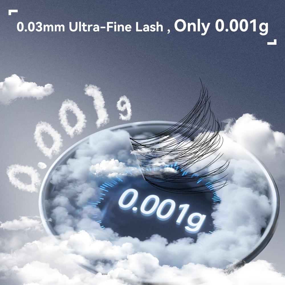 AiryCute Manga Trendy Collection |  Upgrade U Lashes with Ultra-Dense, Waterproof, Long-Lasting Lashes | Fashion Wet Look | Beginner-Friendly DIY Lashes for a Flawless Voluminous Look | Trendy & Must-Have Clusters