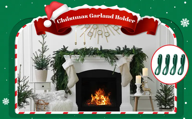 Silicone garland ties holiday decoration