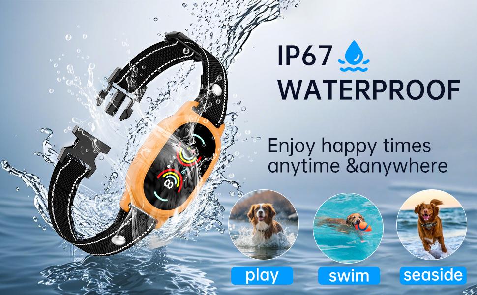 Anti Bark Collar for Dogs Smart No Harsh Shock Humane Training Collar with Beep Vibration, Rechargeable Automatic Dog Barking Control Device for Small Medium Dogs, Adjustable Sensitivity Levels