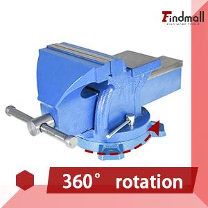 6" Heavy Duty Bench Vise with Anvil Swivel Table Top Clamp Locking Base #springtok Industrial Hardware Metal
