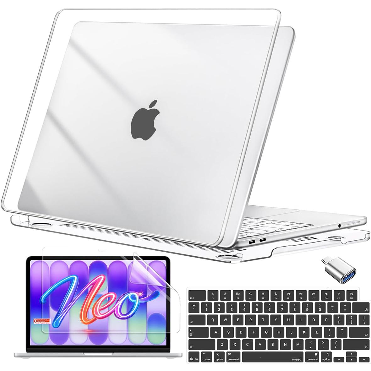Macbook Neo Case 13 Inch 2026 Model A3404, Anti-Fingerprint, Scratch & Crack Resistant, Sturdy Hard Shell Cover, Official Color Match, Durable Protective Cover