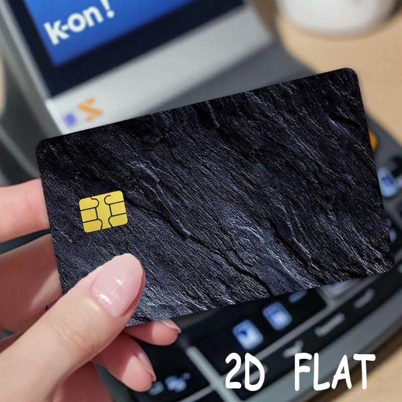 Ultra-Thin Waterproof Scratch-Resistant Credit Card Sticker, Customizable Bank Card Decal, Durable Adult Stickers, Marble Pattern Design
