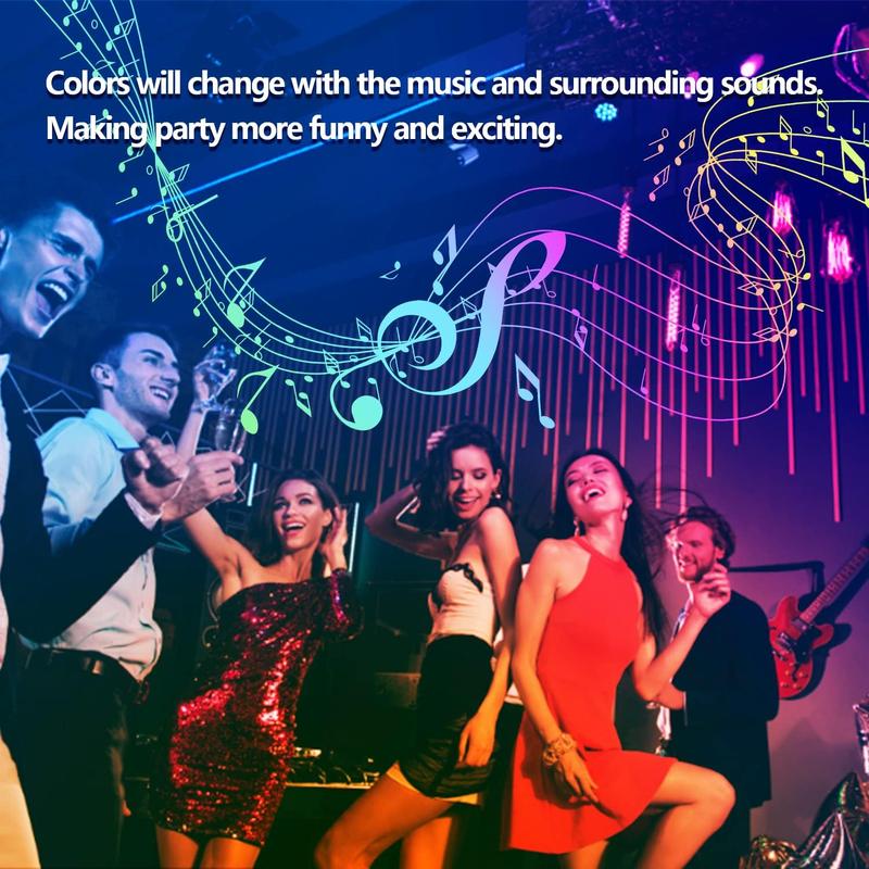 WEDEESUN LED Light Strip 100FT Smart APP Control & Remote Music Sync Mic Mode Dimmable Timing RGB Lights for Bedroom Living Room Decoration