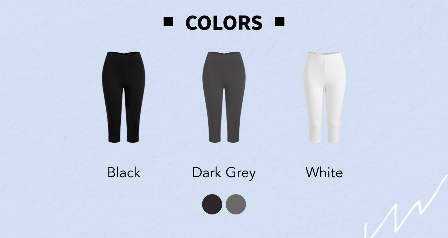 Cider Low Rise High Stretch Split Knee Length Leggings