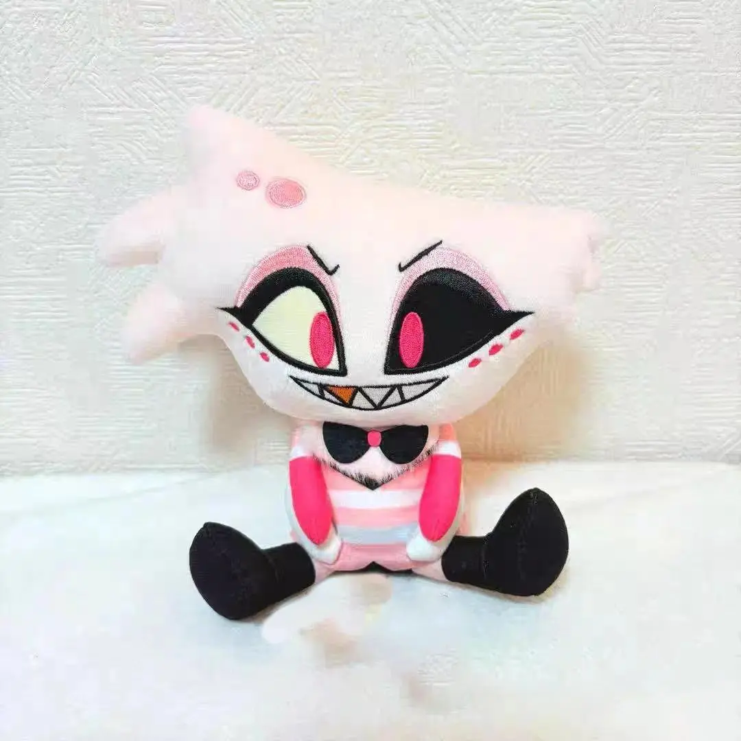30cm Anime Hazbin Angel Dust Plushie Stuffed Toys Hotel Angel Peripherals Plush Doll Home Decorative Pillow Xmas Holiday Gifts