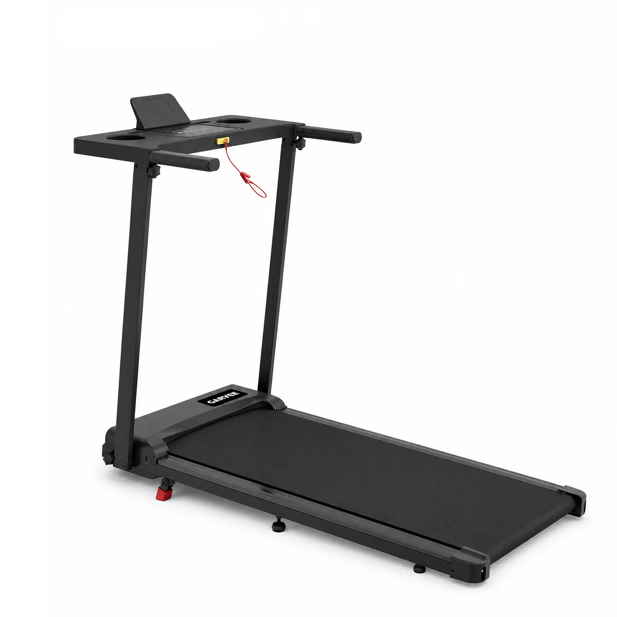 Garvee 3-in-1 Portable Treadmill - 3.0HP Quiet Brushless Motor, 10% Manual Incline, Under Desk Walking Pad, Collapsible Compact Design, Shock Absorption, 300 lb Capacity, LED Display, App Control for Home & Office, 3.0Hp Motor