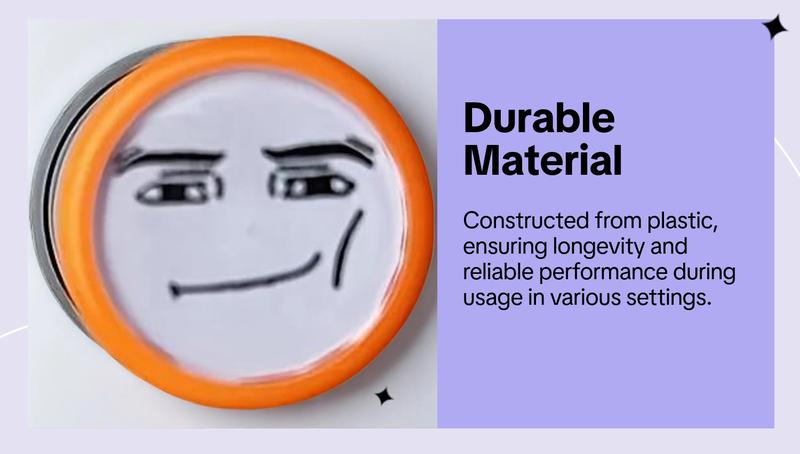 Emoji Pattern Stamp, 1/2 Count Cute Funny Emoji Stamp, Office Stationery & Supplies for Daily Office Use, Label & Instruction Seals