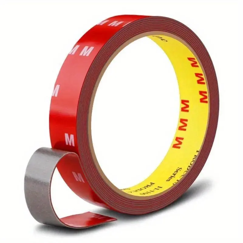 3M/9.84Ft Long Car Foam Double-sided Tape Is Strong and Temperature-resistant and Waterproof, Strong Permanent Double Sided Tape Acrylic Foam Adhesive Waterproof Bond Strong Adhesion