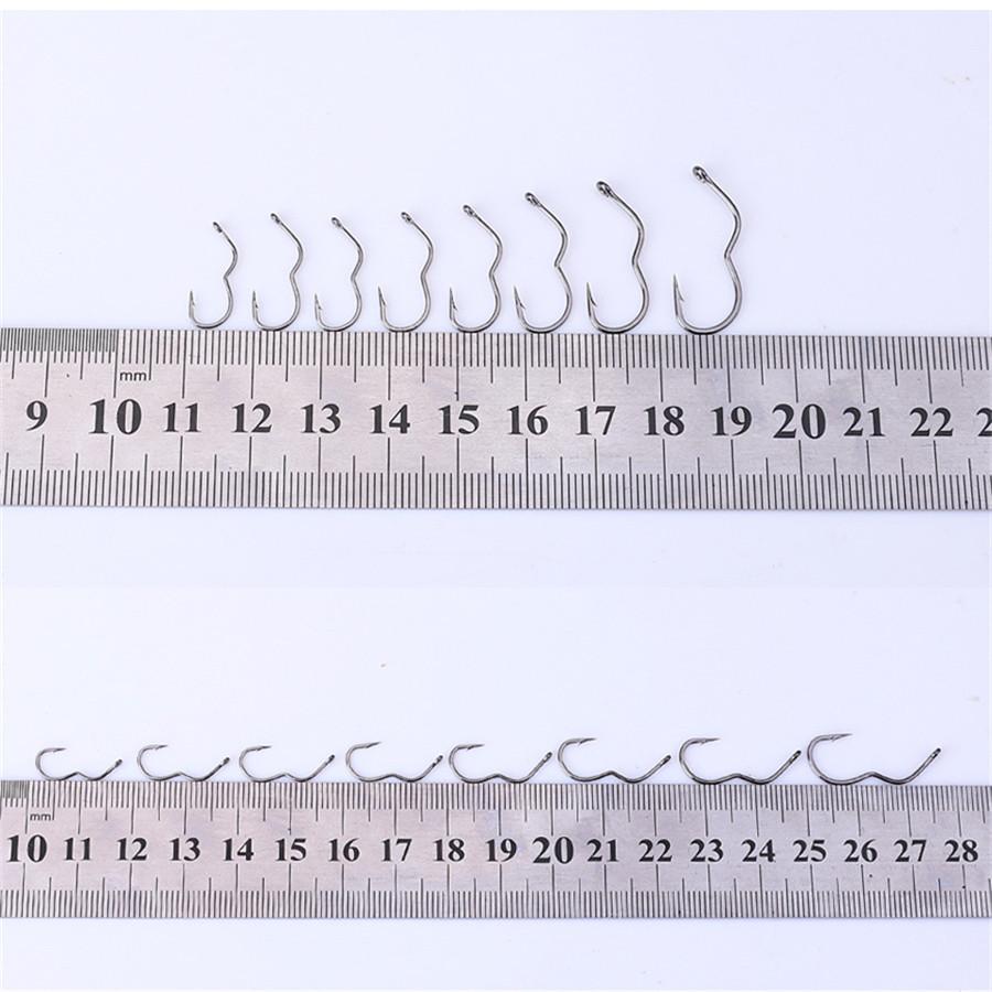 FTK 12pcs Tube-Mounted New-Style Reversible Fishing Hook: Anti-Slip, Anti-Reverse, Non-Slip, Triple-Bend with Barbs—Ideal for Wild Fishing for Crucian Carp and Common Carp
