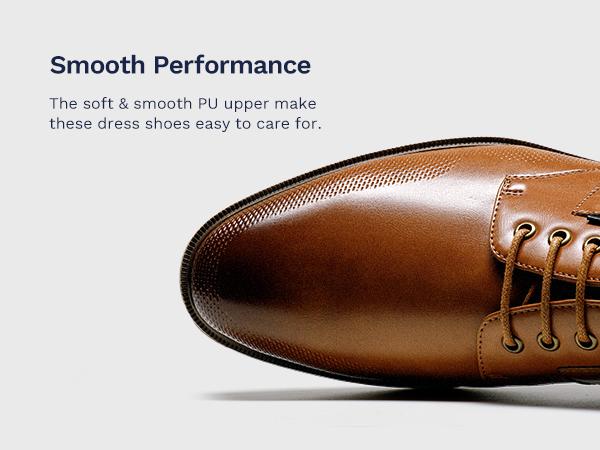 Bruno Marc Men's Wide Lace-Up Casual Dress Sneakers