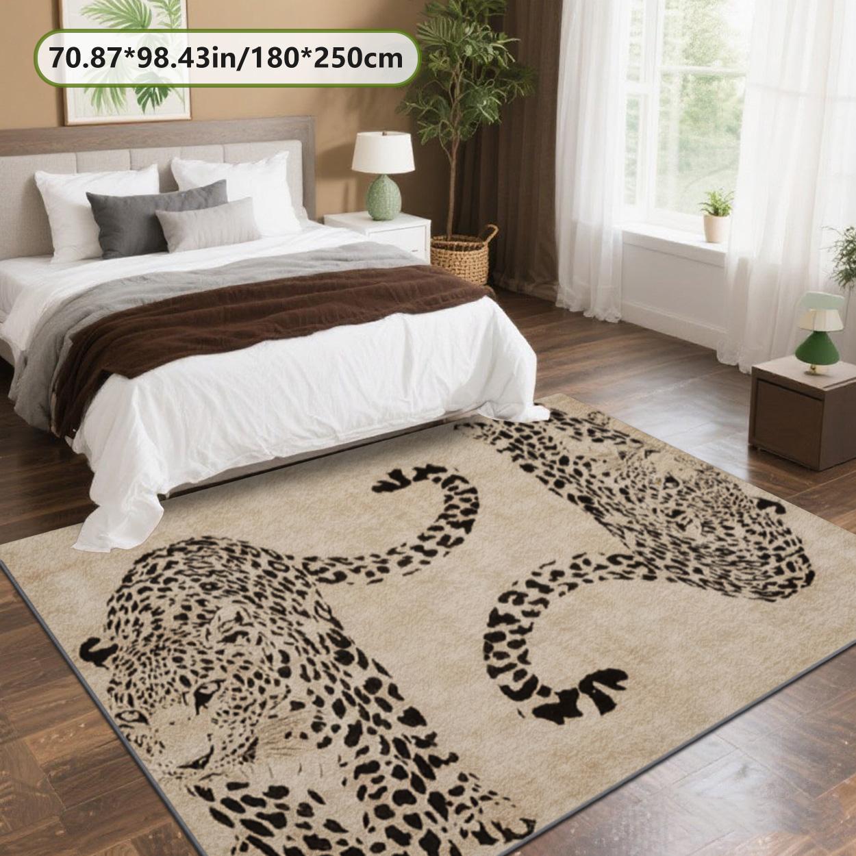 Velvet soft and comfortable patterned printed carpet, suitable for multiple scenarios, available in various sizes, soft and non-shedding.