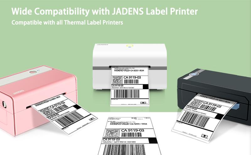 3''x5'' Thermal ShippIng Label for Jadens printer 3 Inch Printing Sticker Paper Waterproof BPA-Free 500 Sheets