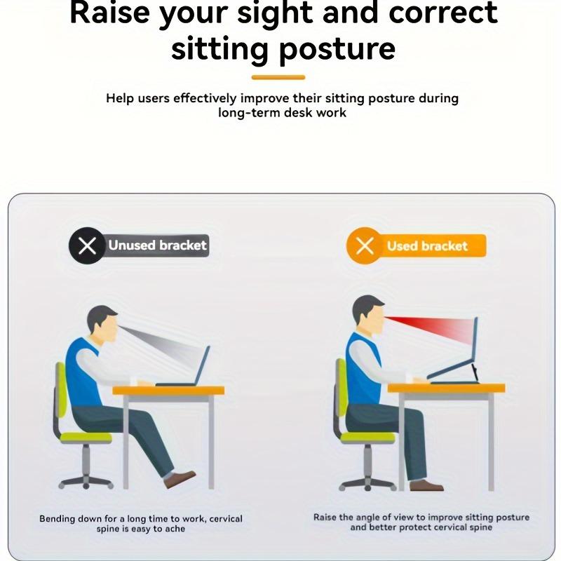 [Adjustable Holder] Two-speed Adjustable Notebook Holder | Portable | Folding | Heightening Stand | Laptop Stand | Computer Stand