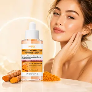 Turmeric Essence+kojic Acid Essence, Reduces Loose Skin & Wrinkles, Vitamin C, Spot Remover, Brightening Facial Serum, for Facial, Underarm, Neck, Elbow, Private Areas