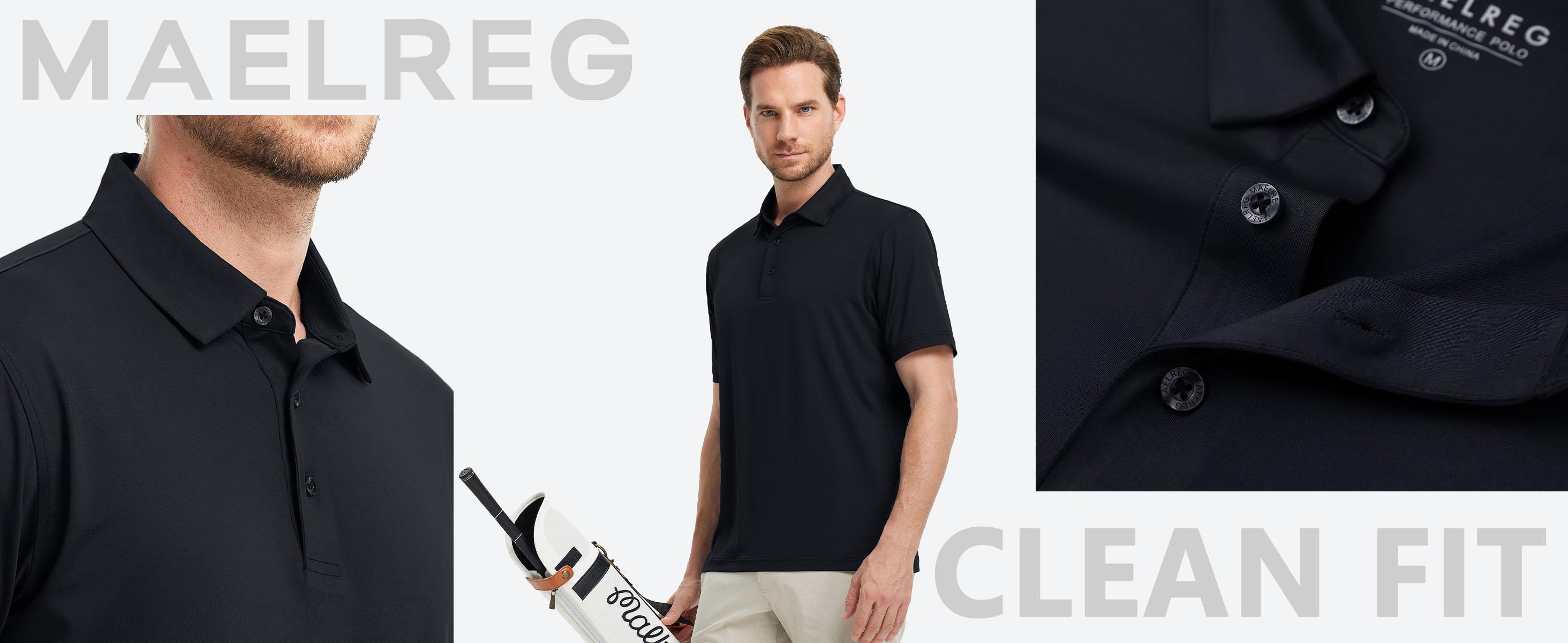MAELREG Men’s Short Sleeve Polo Shirt, Lightweight Dry Fit Moisture-Wicking Plain Performance Golf Casual Top Menswear MAELREG Men’s Short Sleeve Polo Shirt, Lightweight Dry Fit Moisture-Wicking Plain Performance Golf Casual Top Menswear