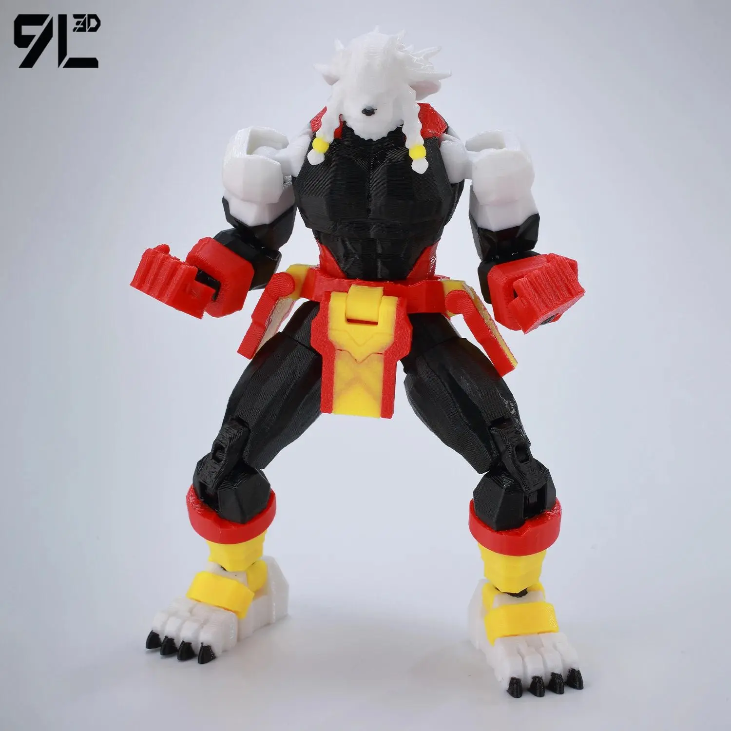 ​9L3D T13 Hero Invincible Boy Battle Roar Pose Berserk Figure LUCKY13 3D Printed Dummy13 Full Movable Collectible Toy Titan13​