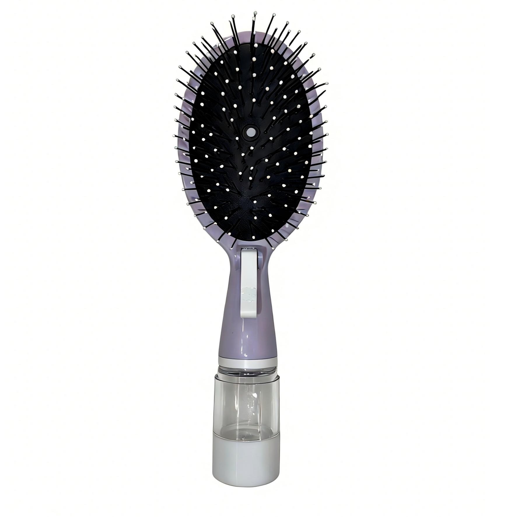 Two-In-One Spray Cushion Comb with Mist Function, Anti-Static Detangling Brush, Dry Wet Use Scalp Massager, Professional Hair Styling Tool, Anti Static Hairbrush, Anti Tangle Brush