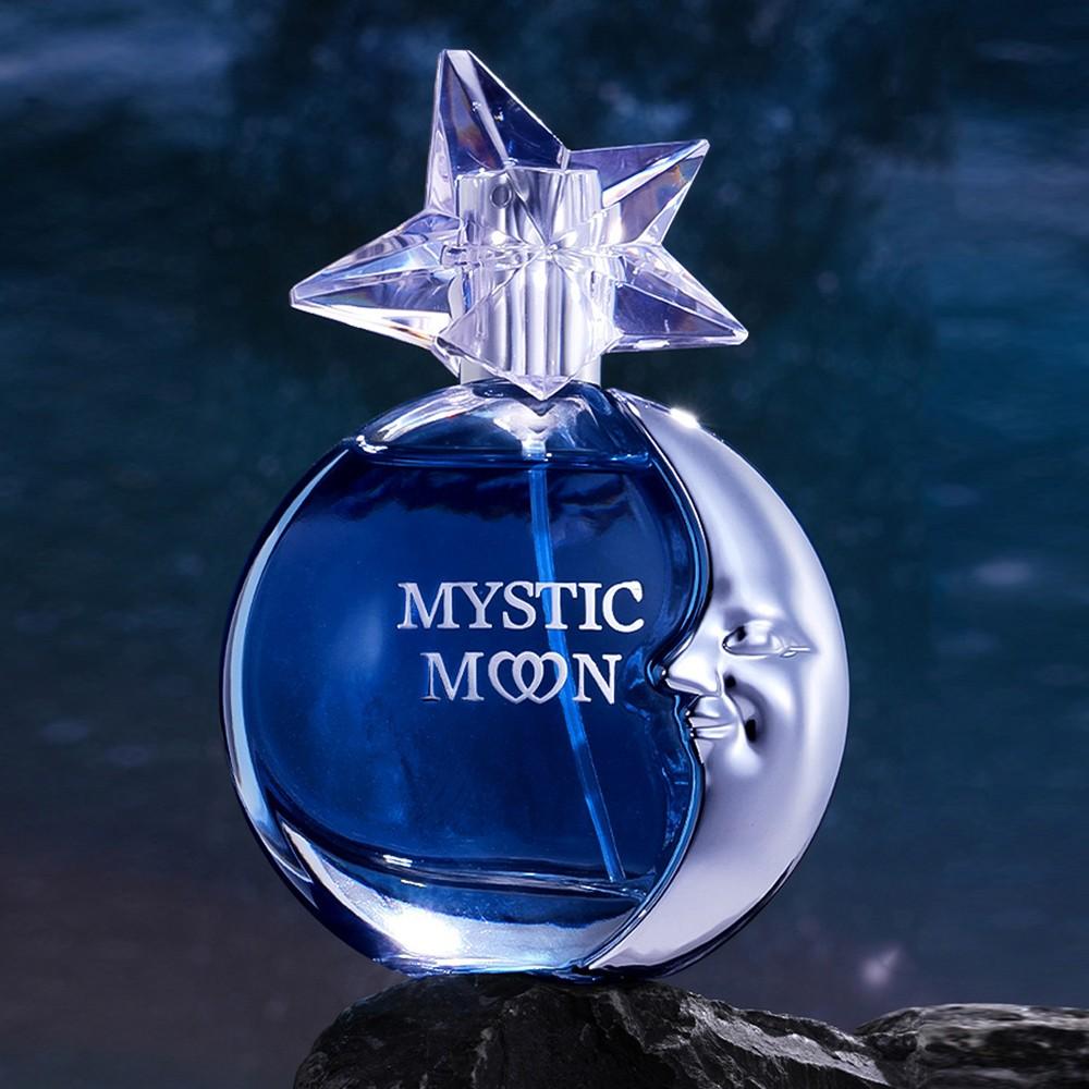 Mysterious Blue Star Moon Women's Eau De Toilette, 50ML, Long-Lasting Woody Oriental Fragrance, Perfect Gift for Special Occasions