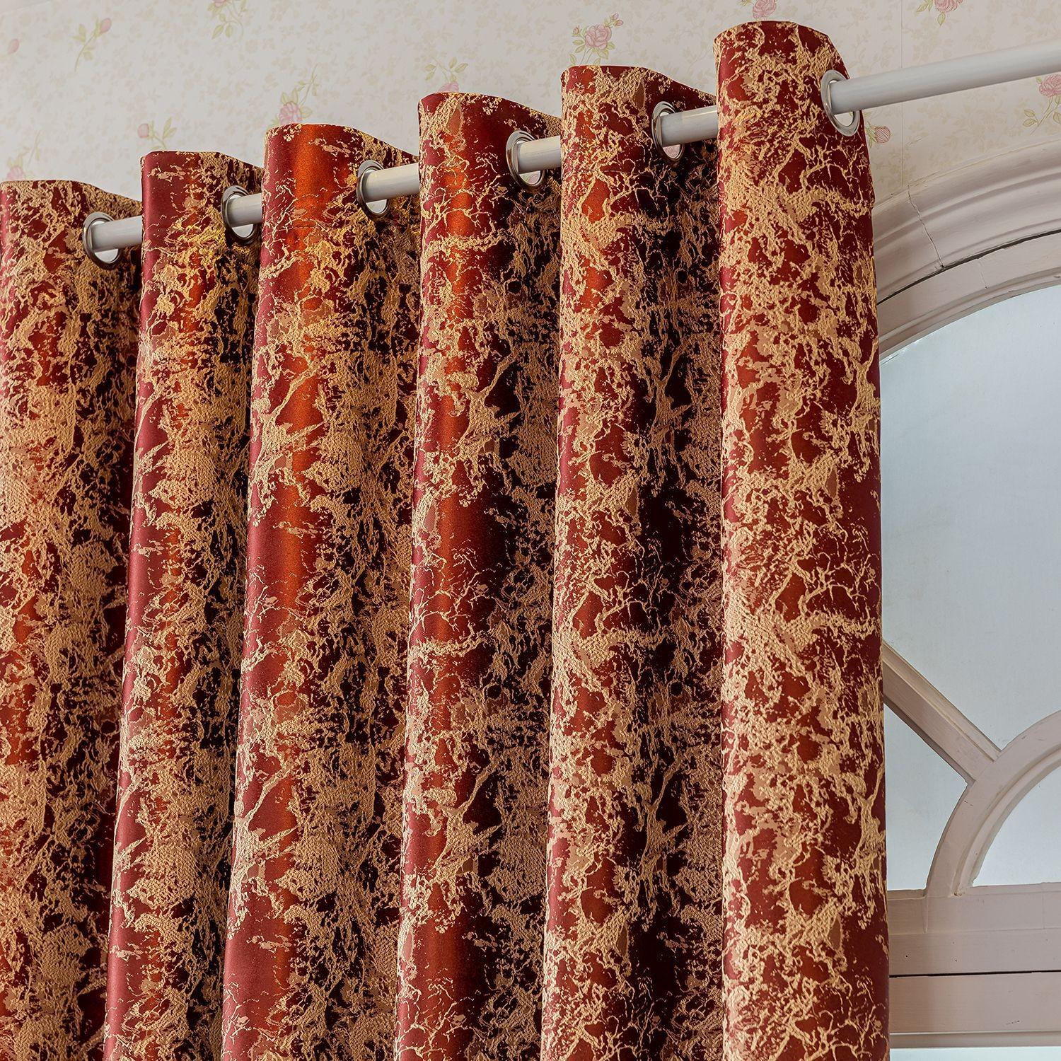 Tree Bark Pattern Jacquard Curtain, Modern Minimalist Blackout Curtain, Style, Single Piece Curtains