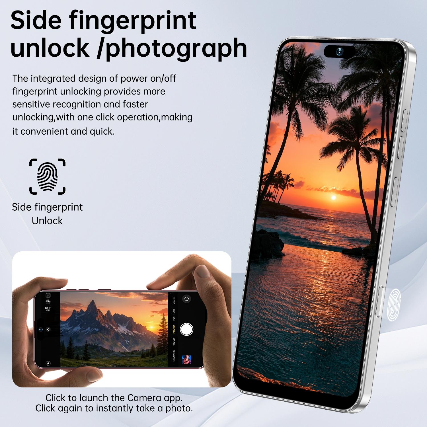 PTKESAL-17 Pro Max Phone, Mtk6762 Octa-Core, 6+64GB RAM, Android 12, 16mp+20mp Camera, 5000mah Battery, Face & Fingerprint Unlock