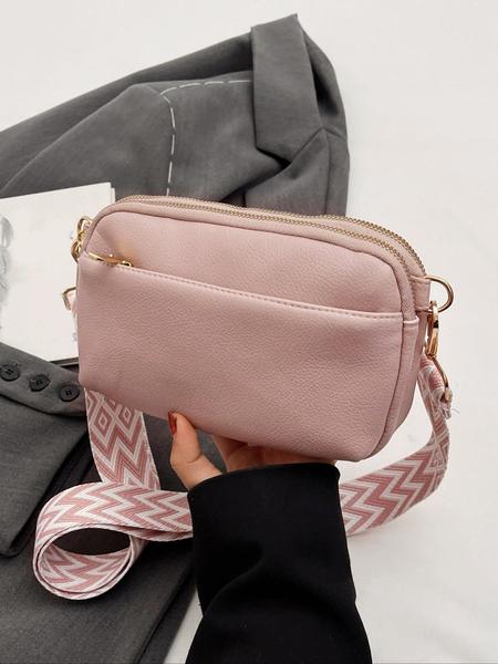 Outfits  Elegant Temperament Plain Color Square, Vintage Trendy Crossbody Bag with Adjustable Strap, Fashionable Crossbody Bag for Daily Use, Cross Body Bags