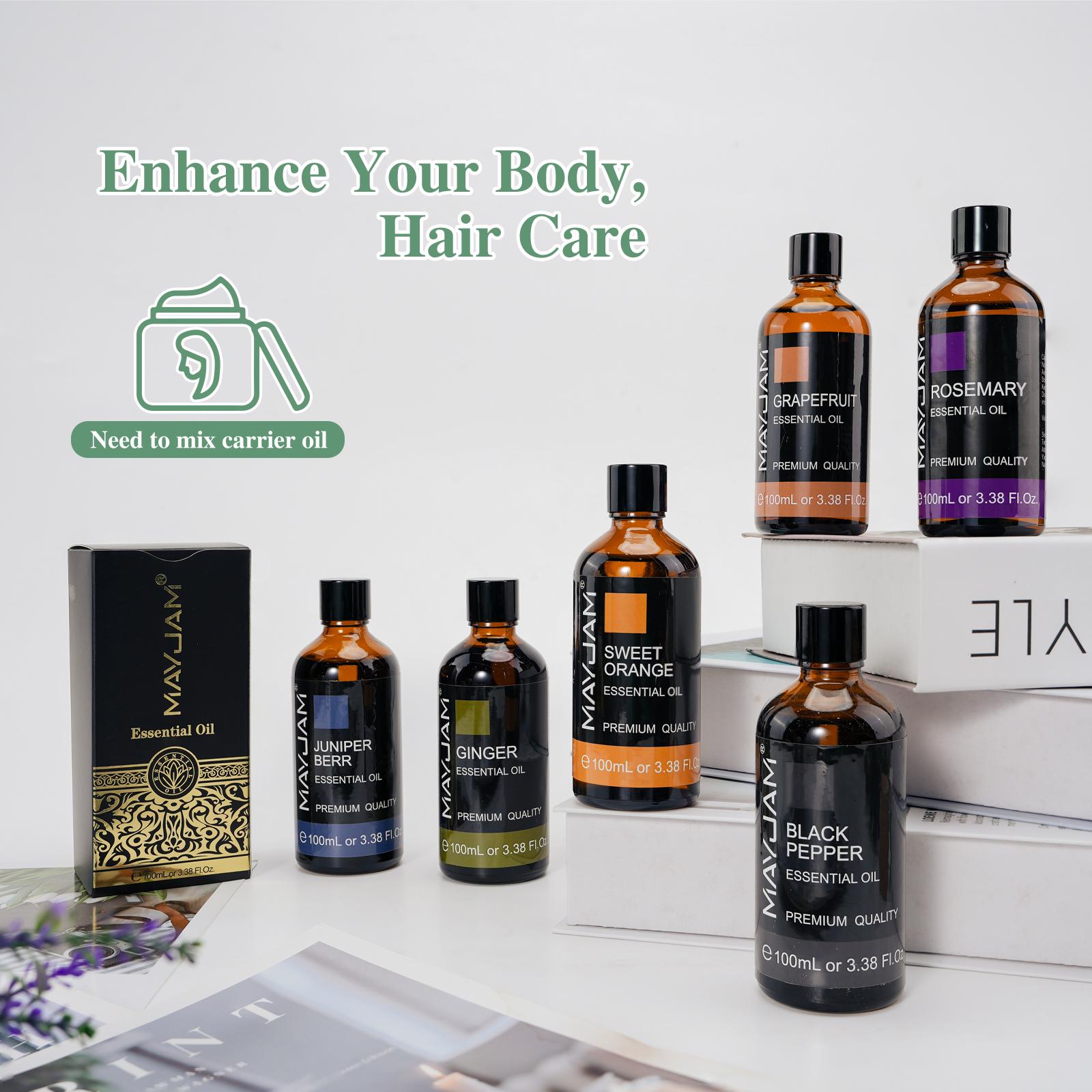 MAYJAM 100ML Glass Bottle Essential Oil, Scented Oils for Airfreshener, Home Fragrance, Perfume, Household, house smell good products, Scent Gift