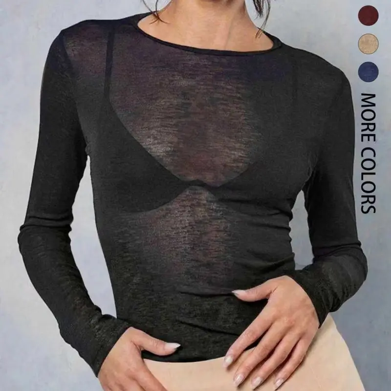 【Black Friday】Women's Knit Long-Sleeve Top, Stylish Knitwear for Casual Outings, Womenswear