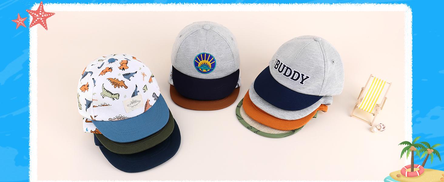 Toddler Baby Baseball hat Infant Baseball Cap Soft Polyester Snapback hat Boys