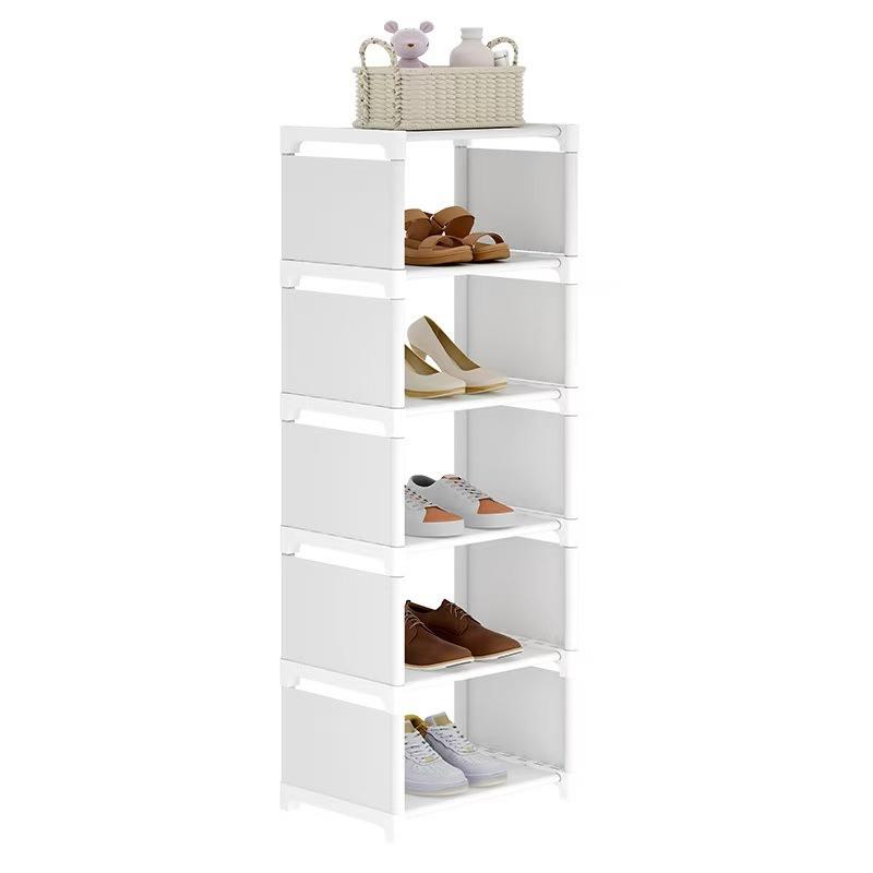 Adjustable 6-Tier Shoe Rack, Simple / No-Tool Installation, Portable Entryway Storage, Durable Shoe Organizer for Dorms & Homes